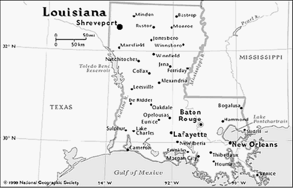 Louisiana Maps - Louisiana Master Naturalist